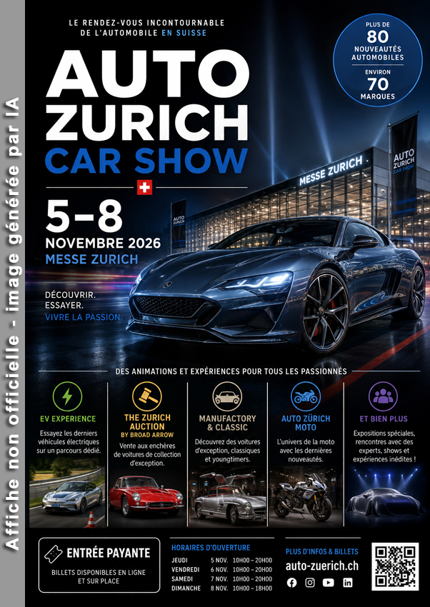 Auto Zürich Car Show 2026